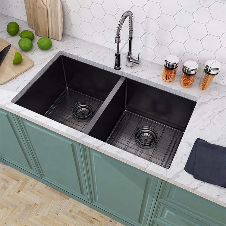 Sink Factory Single Double Bowl Undermount Handmade 201/304 Black Stainless Steel Kitchen Sink Sink Factory Single Double Bowl Undermount Sink Factory Single Double Bowl Undermount Handmade 201/304 Black Stainless Steel Kitchen Sink