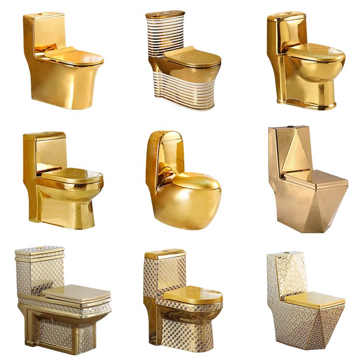 Modern Sanitary Ware Ceramic Gold Plating Wc Toilet Bathroom One Piece Toilet Wholesale Golden Plated Sanitary Wares Wc Strap 250mm One Piece Ceramic Gold Color Toile Modern Sanitary Ware Ceramic Gold Plating Wc Toilet Bathroom One Piece Toilet – Bild 7