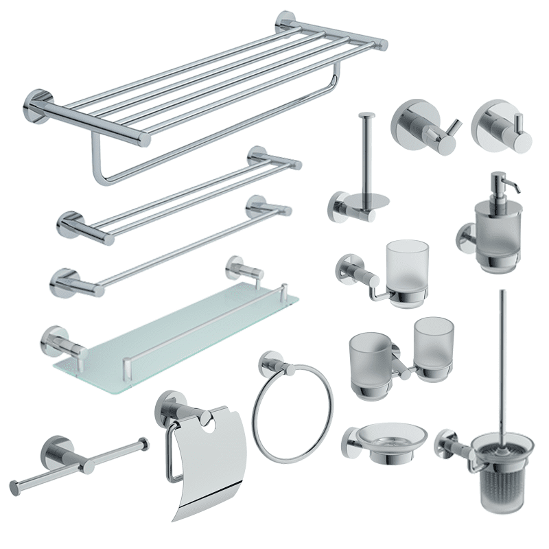 Wholesale Hotel Stainless Steel 304 Chrome Lv.10 Electroplate Towel Rack Paper Roll Holder Toilet Brush Bathroom Accessories Set Wholesale Hotel Stainless Steel 304 Chrome Wholesale Hotel Stainless Steel 304 Chrome Lv.10 Electroplate Towel Rack Paper Roll Holder Toilet Brush Bathroom Accessories Set
