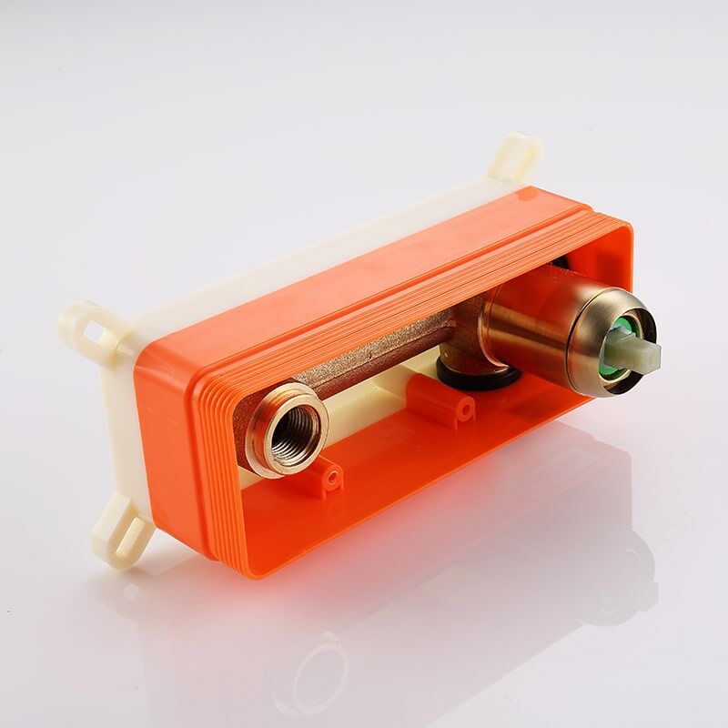 Luxury Style Hot and Cold Wash Faucet Wall Mounted Bathroom Water Tap Washbasin Mixer Gold Brass Basin Faucet Wholesale Luxury Brass Wall Mounted Basin Tap Brushed Gold Concealed Basin Mixer Faucet 1 9 Luxury Style Hot and Cold Wash Faucet Wall Mounted Bathroom Water Tap Washbasin Mixer Gold Brass Basin Faucet - الصورة 5