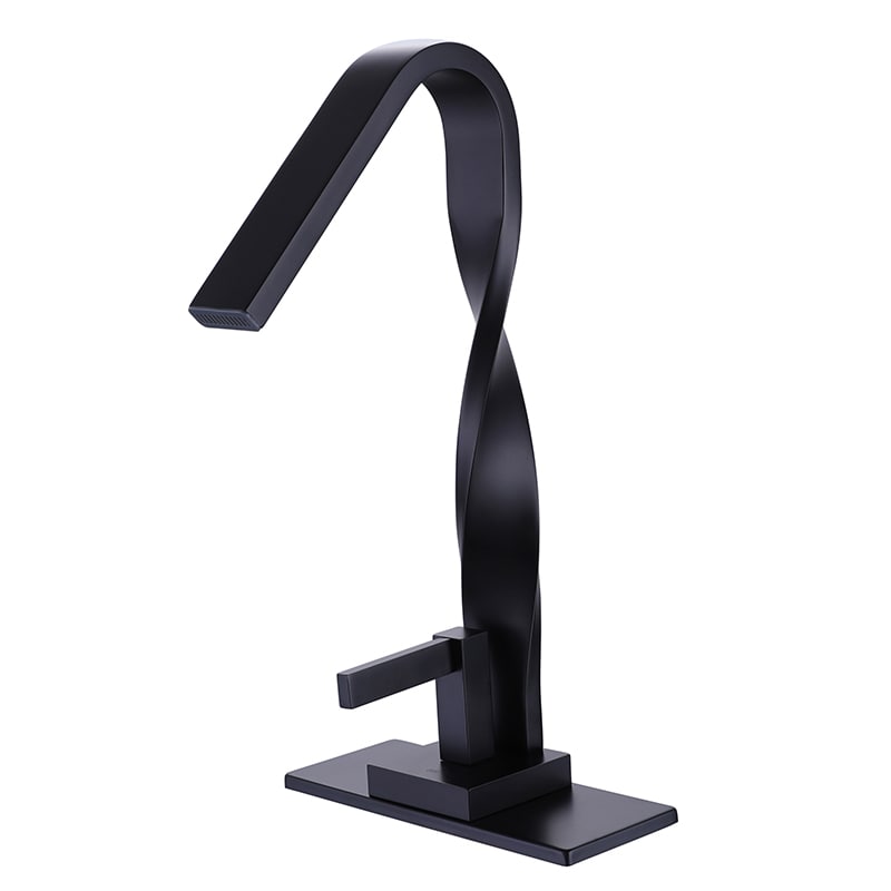 Wholesale Sanitary Ware Faucet Brass Distorted Waterfall Sink Faucets wholesale sanitary ware Faucet Brass Distorted Waterfall Basin Faucet 1 الجملة الأدوات الصحية الحنفية النحاس المشوهة شلال بالوعة الحنفيات