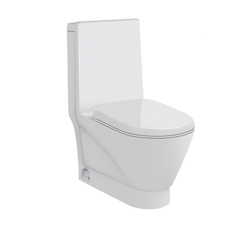 Factory Wholesale Ceramic Toilets White Color Sanitary Wares 1 Piece Toilet Water Closet Toilet